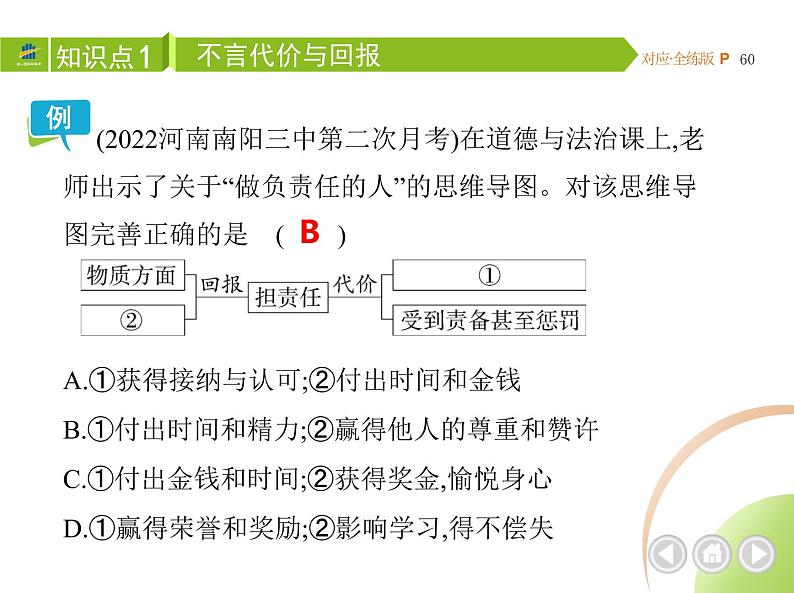 八年级上册道德与法治03-第三单元　勇担社会责任 01-第六课　责任与角色同在第2课时课件+同步练习04