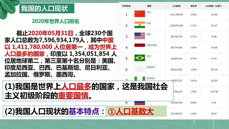 6.1正视发展挑战 课件  部编版道德与法治九年级上册08