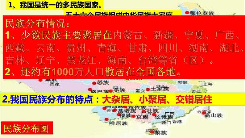 7.1促进民族团结 课件  部编版道德与法治九年级上册第6页