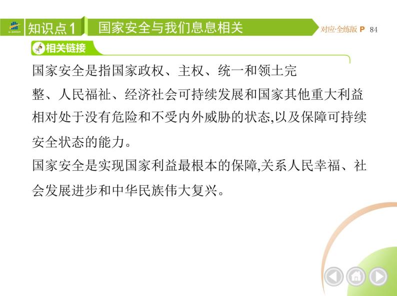 八年级上册道德与法治04-第四单元　维护国家利益 02-第九课　树立总体国家安全观第1课时课件+同步练习03