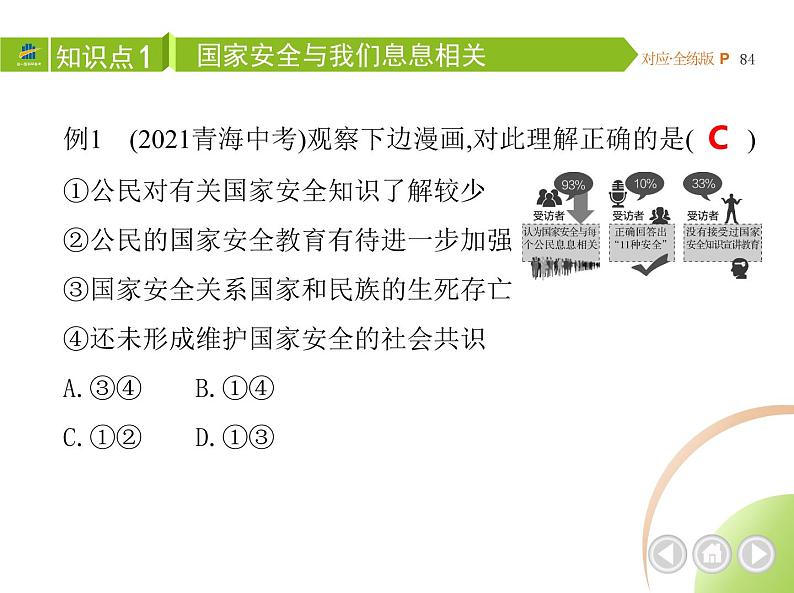 八年级上册道德与法治04-第四单元　维护国家利益 02-第九课　树立总体国家安全观第1课时课件+同步练习04