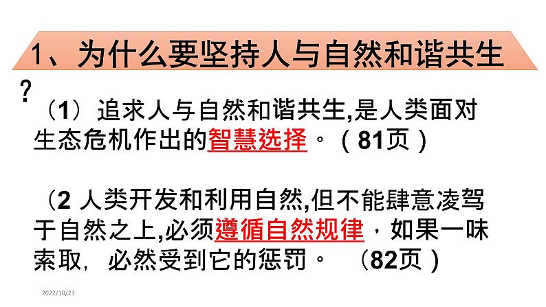 部编版九年级道德与法治上册（精品课件）6.2共筑生命家园07