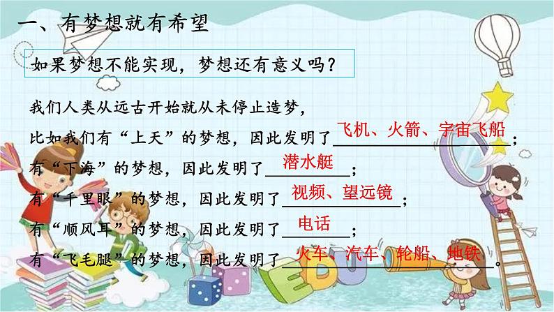 部编版道德与法治七年级上册 1.1.2 少年有梦 课件第7页