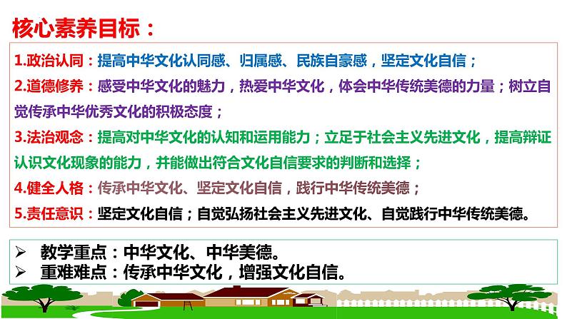 统编版道德与法治 九年级上册 同步课件  5.1 延续文化血脉 (2)第2页