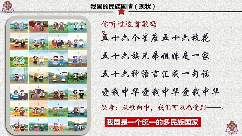 统编版道德与法治 九年级上册 同步课件  7.1促进民族团结 (2)04