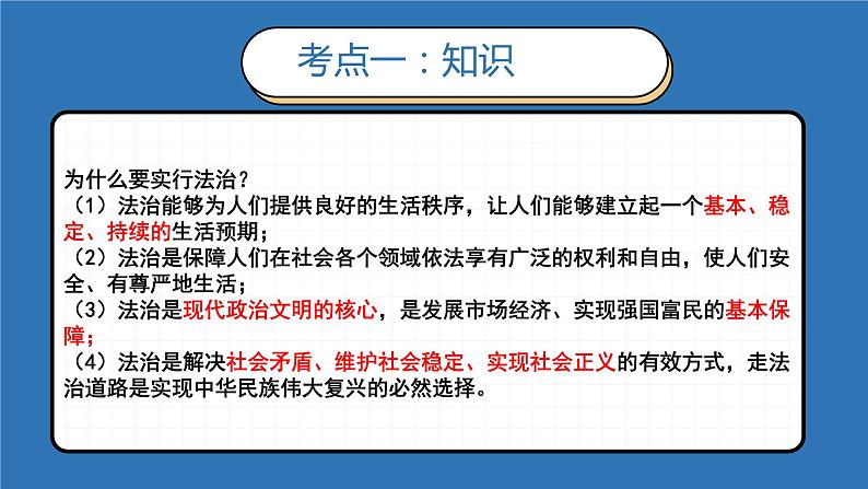 第四课 建设法治中国（考点串讲）-2022-2023学年九年级道德与法治上学期期中期末考点大串讲（部编版）08