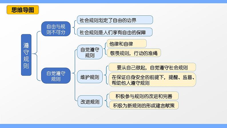 第三课 社会生活离不开规则（考点串讲）-八年级道德与法治上学期期中期末考点大串讲（部编版） 试卷课件03