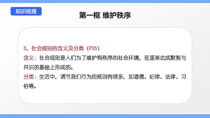 第三课 社会生活离不开规则（考点串讲）-八年级道德与法治上学期期中期末考点大串讲（部编版） 试卷课件06