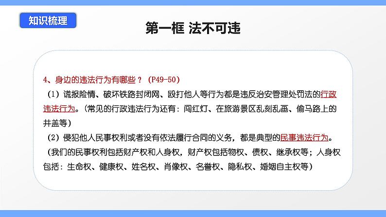 第五课 做守法的公民（考点串讲）-八年级道德与法治上学期期中期末考点大串讲（部编版）07