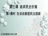 部编版道德与法治九年级上册 第1课时 生活在新型民主国家 课件
