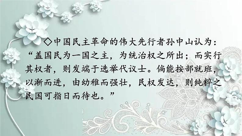 部编版道德与法治九年级上册 第1课时 生活在新型民主国家 课件第8页