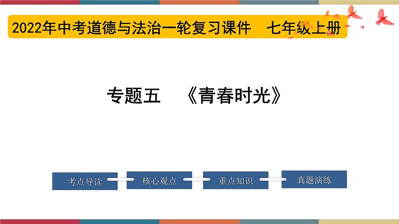 专题05 青春时光 课件＋考点清单＋对点练习01