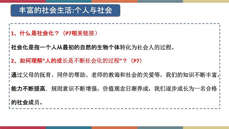 专题09 走进社会生活 课件＋考点清单＋对点练习08