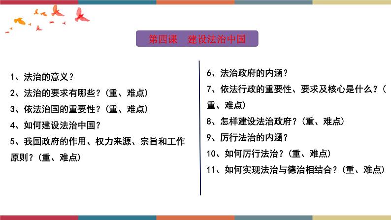 专题19 民主与法治 课件＋考点清单＋对点练习06