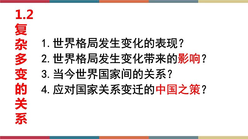 专题22 我们共同的世界 课件＋考点清单＋对点练习05