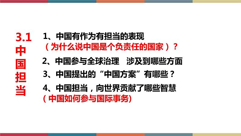 专题23 世界舞台上的中国 课件＋考点清单＋对点练习04