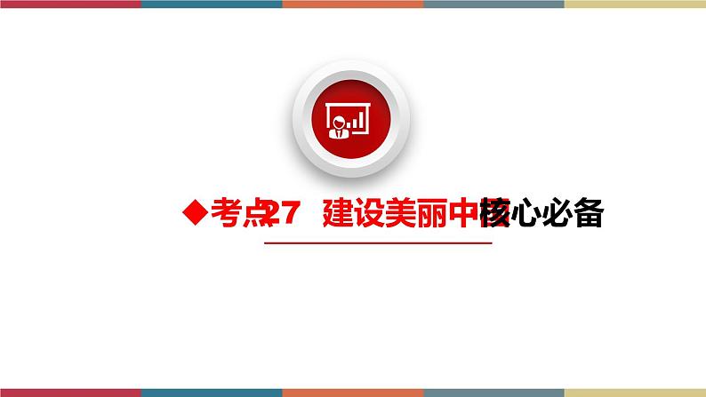 考点27 建设美丽中国 课件+考点清单05