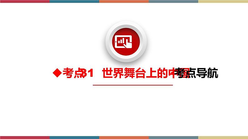 考点31 世界舞台上的中国 课件+考点清单03