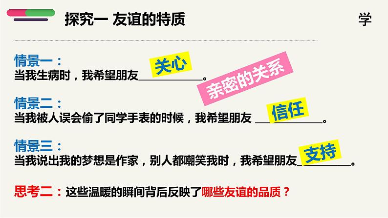 4.2深深浅浅话友谊 课件06