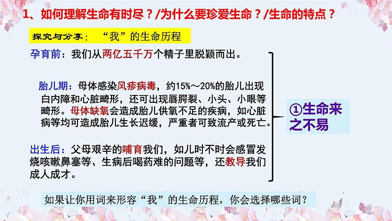 8.1 生命可以永恒吗  课件 -2022-2023学年部编版道德与法治七年级上册05