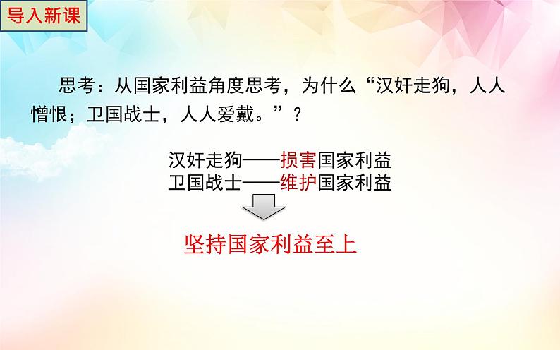 8.2 坚持国家利益至上 课件 2022-2023学年部编版道德与法治八年级上册 (3)01