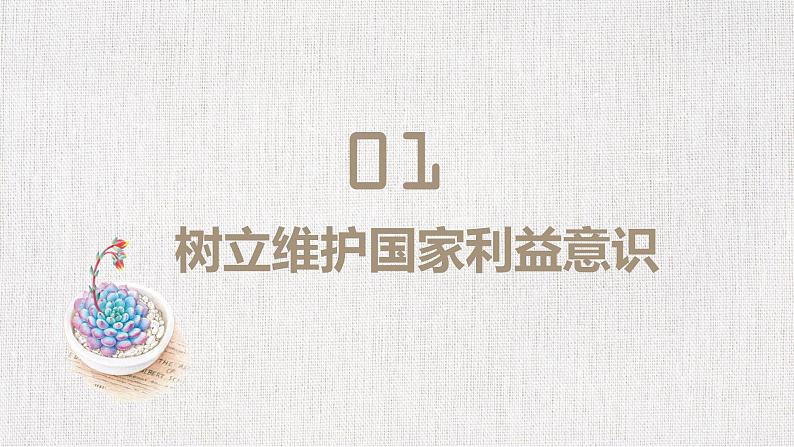 部编版道德与法治初中八年级上册同步课件  8.2坚持国家利益至上 课件第2页