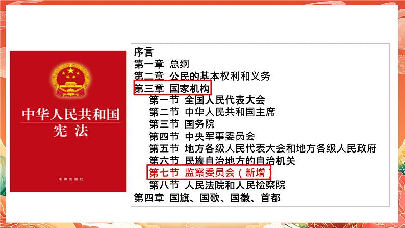 6.4《国家监察机关》课件2023-2024学年统编版道德与法治八年级下册部编版06