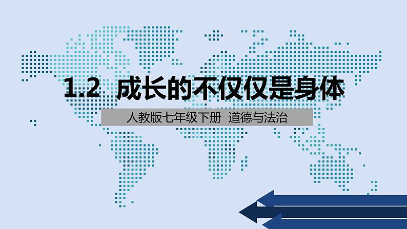 人教版七年级下册 道德与法治 成长的不仅仅是身体第1页