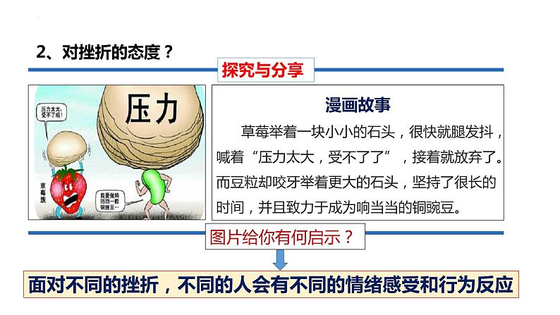 9.2 增强生命的韧性 课件-2022-2023学年部编版道德与法治七年级上册06