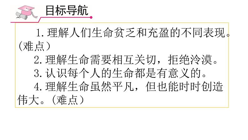 10.2  活出生命的精彩 课件-2022-2023学年部编版道德与法治七年级上册02