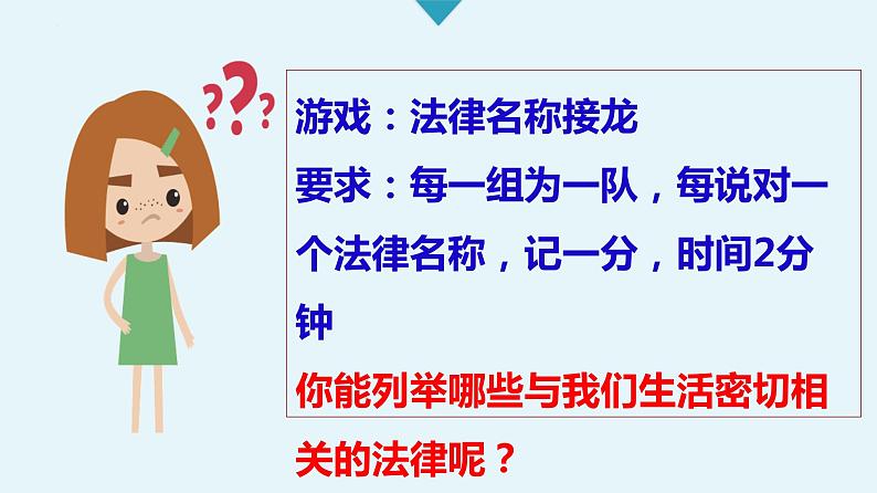 部编版《道德与法治》七年级下册9.1《生活需要法律》 课件第5页