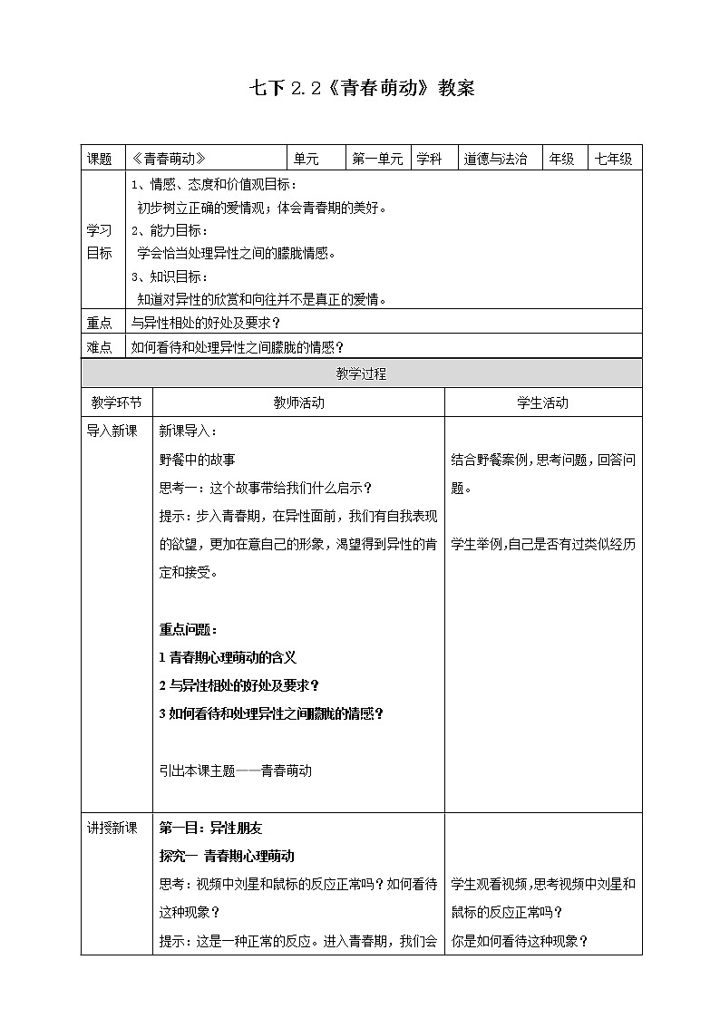 2.2 青春萌动 课件+素材（送教案）01