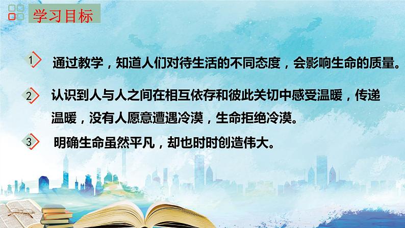 2022-2023学年部编版道德与法治七年级上册 10.2 活出生命的精彩 课件第4页