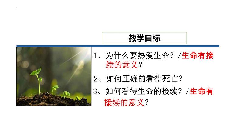 2022-2023学年部编版道德与法治七年级上册 8.1 生命可以永恒吗 课件第5页