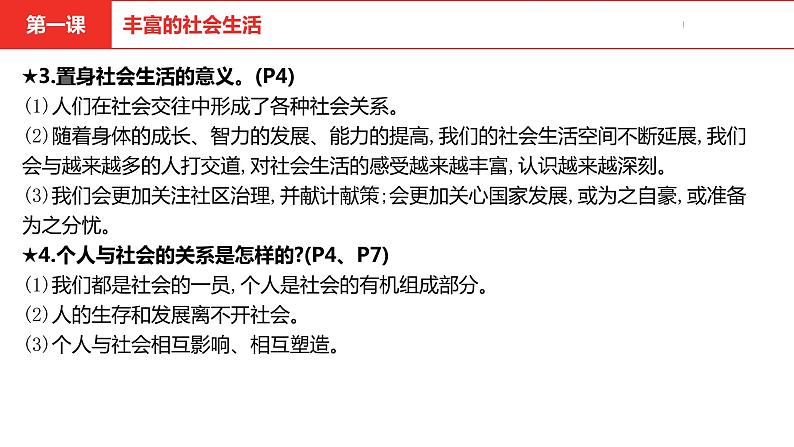 中考道德与法治总复习八年级上册第一单元课件第7页