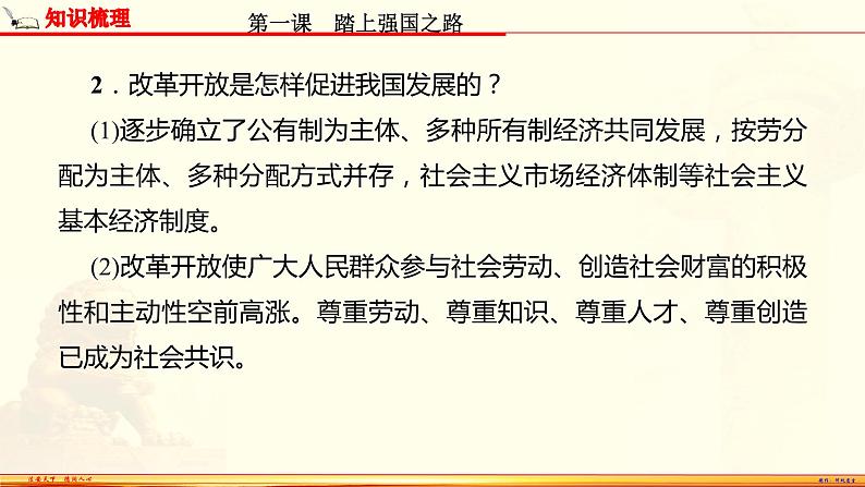 【期末备考复习】部编版道德与法治 九年级上学期-第一单元 富强与创新（复习课件）04