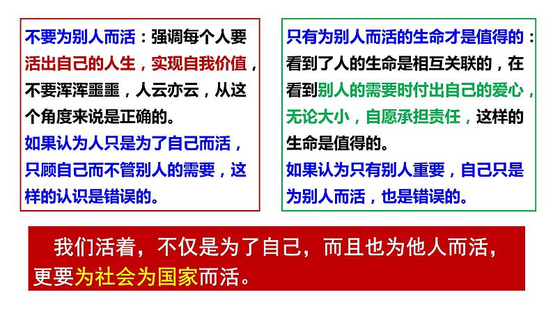 10.1 感受生命的意义 课件-2022-2023学年部编版道德与法治七年级上册第6页