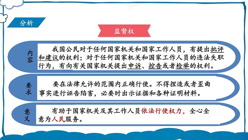 部编版道法八年级下册 第二单元 第三课 公民基本权利 课件第6页