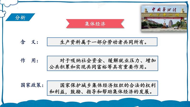 部编版道法八年级下册 第三单元 第五课 基本经济制度 课件第7页