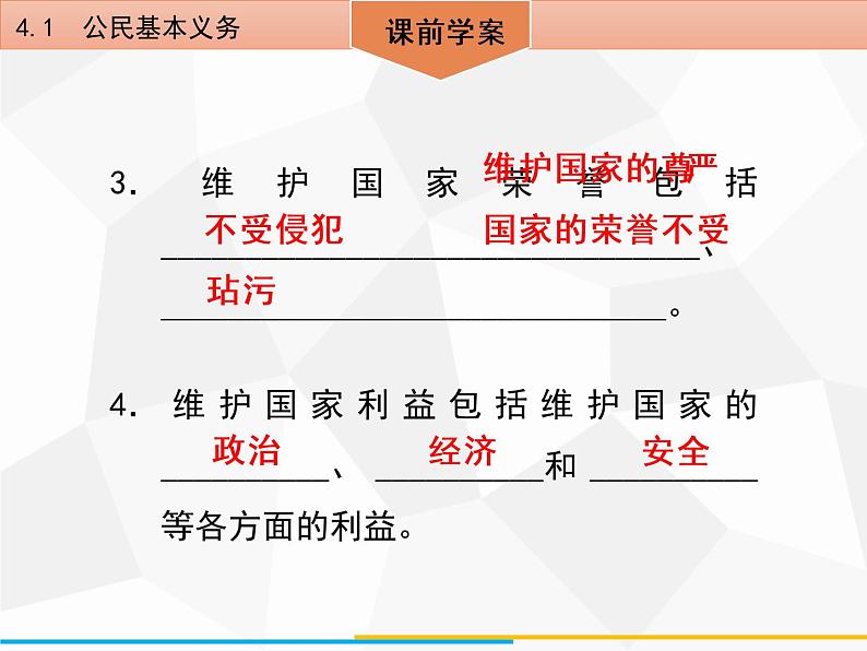 道德与法制八年级下册第四课公民义务4.1公民基本义务课件第5页