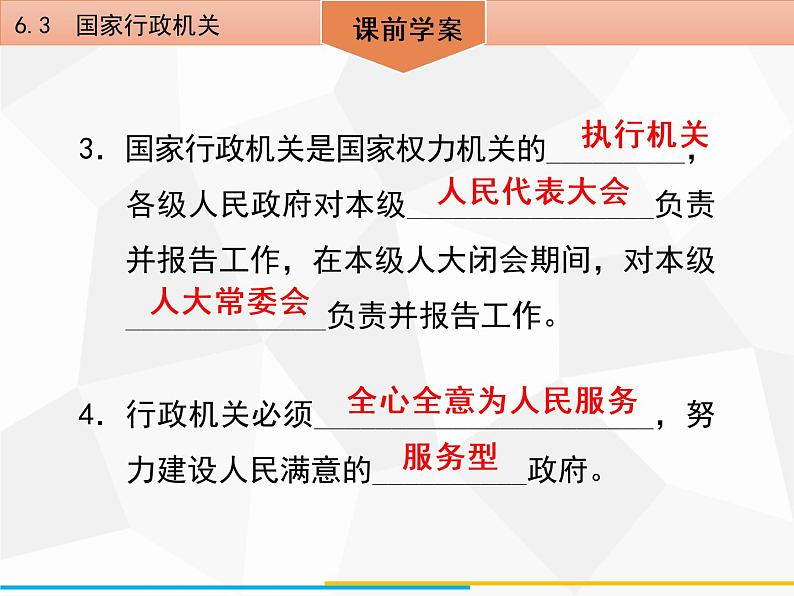 道德与法制八年级下册第六课　6．3　国家行政机关课件05