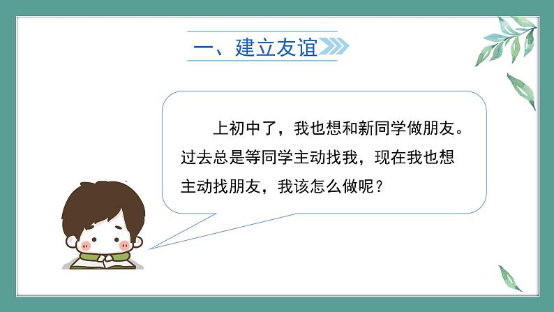 道德与法治 7年级上册 交友的智慧教学设计课件带配套教案06