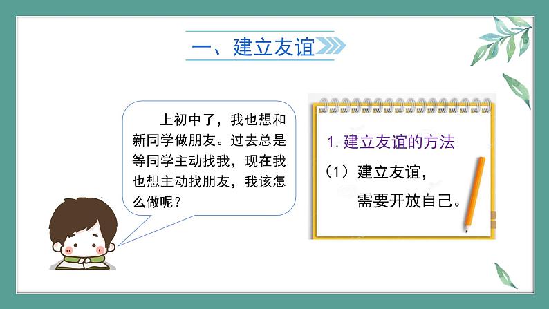 道德与法治 7年级上册 交友的智慧教学设计课件带配套教案08