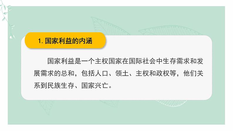 道德与法治八年级上册同步课件 国家利益至上05