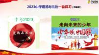 中考道德与法治一轮复习精品课件+模拟测试  专题23 走向未来的少年（模拟测试）