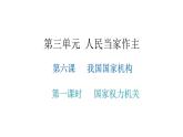 人教版八年级道德与法治下册第一课时国家权力机关教学课件