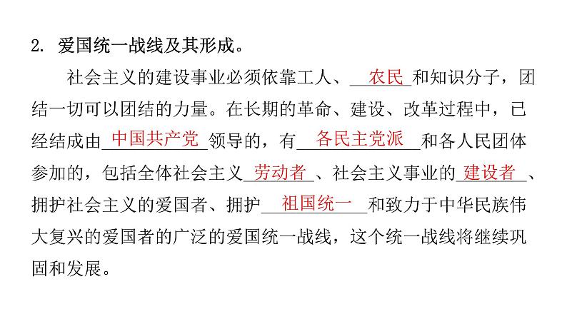 人教版八年级道德与法治下册第二课时基本政治制度教学课件第6页