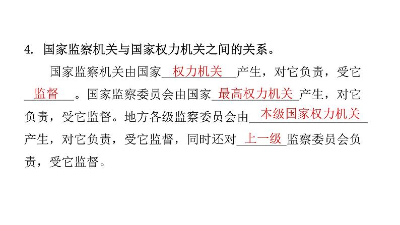 人教版八年级道德与法治下册第四课时国家监察机关教学课件第7页