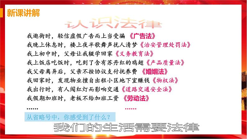 第一框 生活需要法律第6页