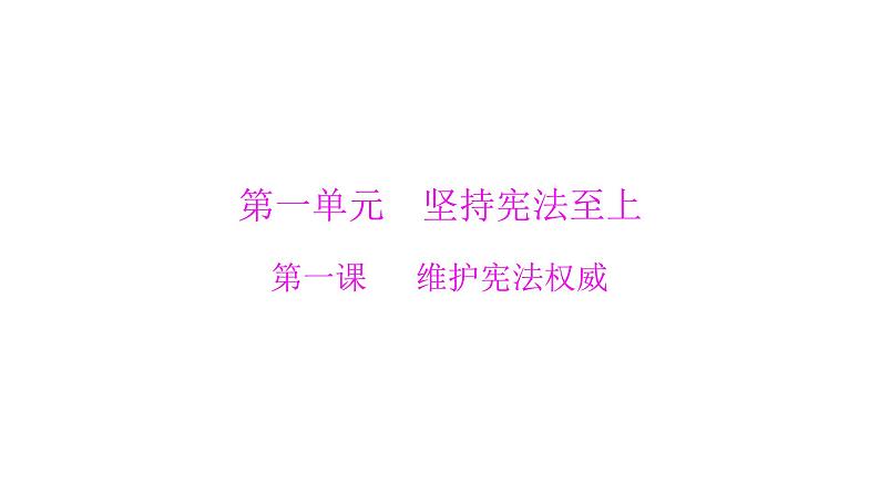 统编版道德与法治·八年级下册 党的主张和人民意志的统一[训练课件]第1页